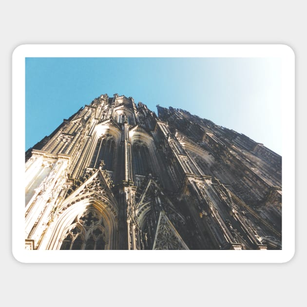 Cologne Cathedral Sticker by Tess Salazar Espinoza